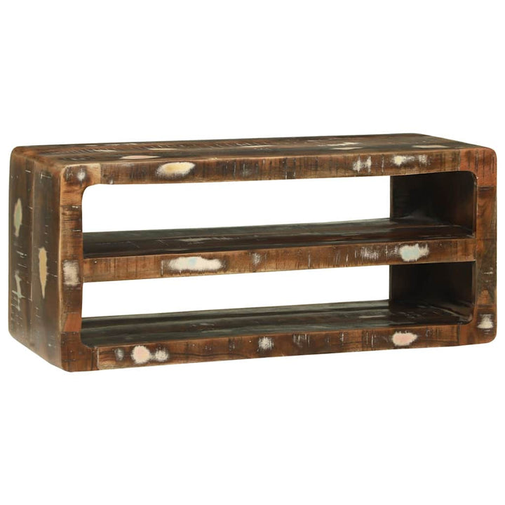 TV Skab Flerfarvet 80 x 32 x 36 cm Massivt genbrugstræ