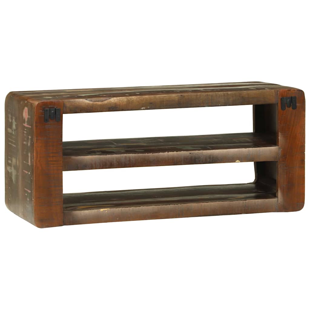 TV Skab Flerfarvet 80 x 32 x 36 cm Massivt genbrugstræ