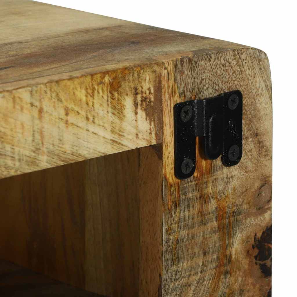 TV Skab med hylde Brun 100 x 32 x 36 cm Massivt mangotræ