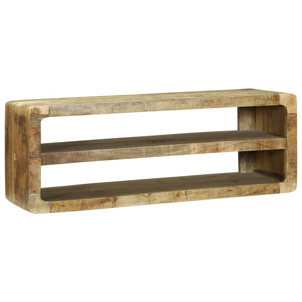 TV Skab med hylde Brun 100 x 32 x 36 cm Massivt mangotræ