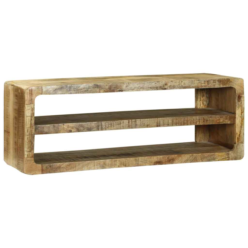 TV Skab med hylde Brun 100 x 32 x 36 cm Massivt mangotræ