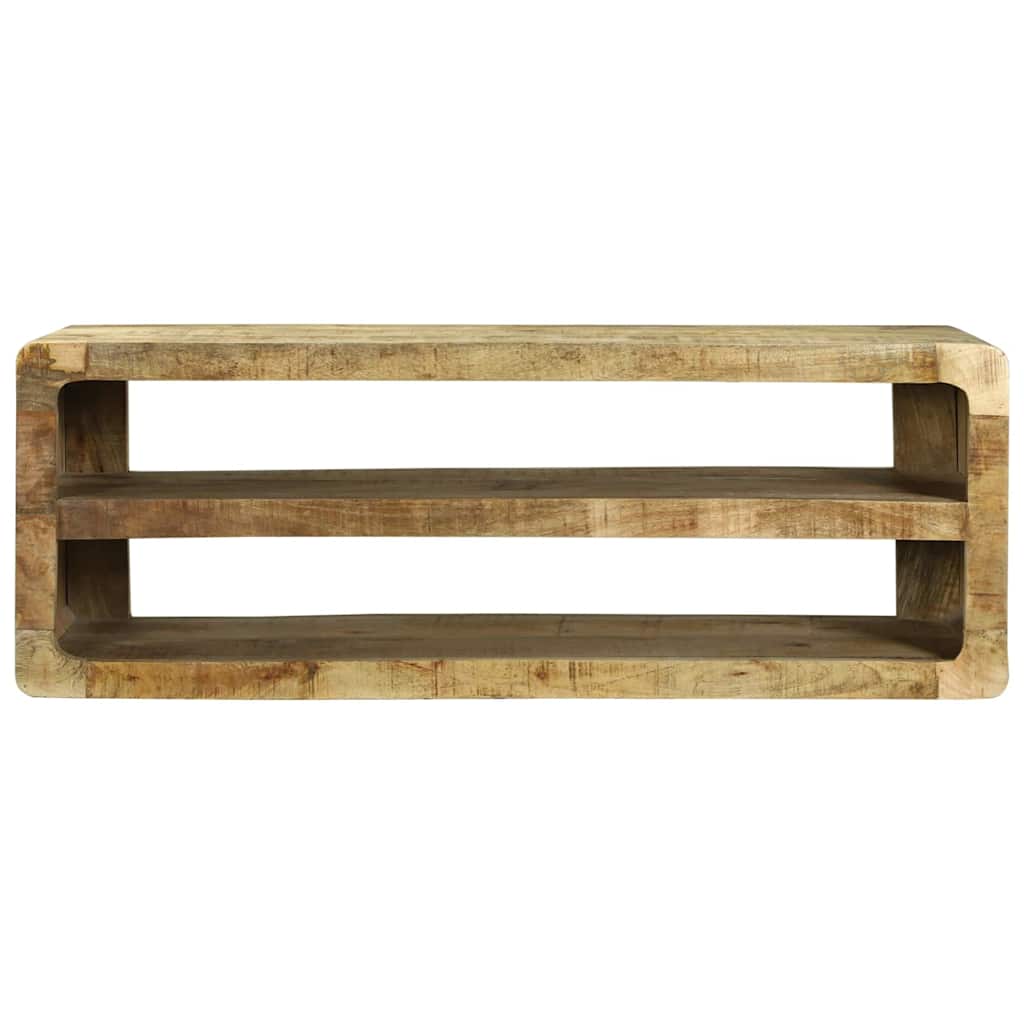 TV Skab med hylde Brun 100 x 32 x 36 cm Massivt mangotræ