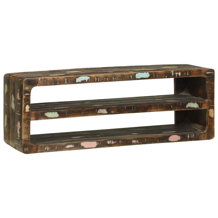 TV Skab Flerfarvet 100 x 32 x 36 cm Massivt genbrugstræ