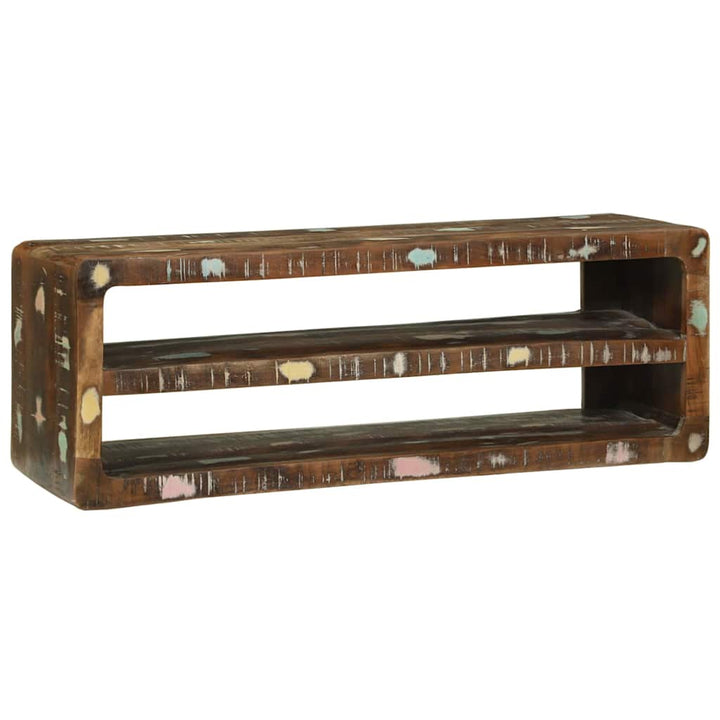 TV Skab Flerfarvet 100 x 32 x 36 cm Massivt genbrugstræ