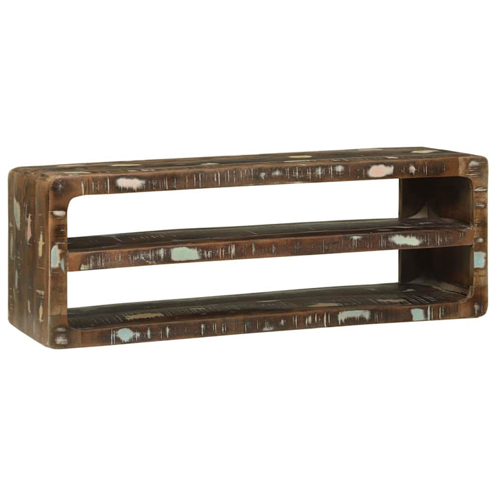 TV Skab Flerfarvet 100 x 32 x 36 cm Massivt genbrugstræ