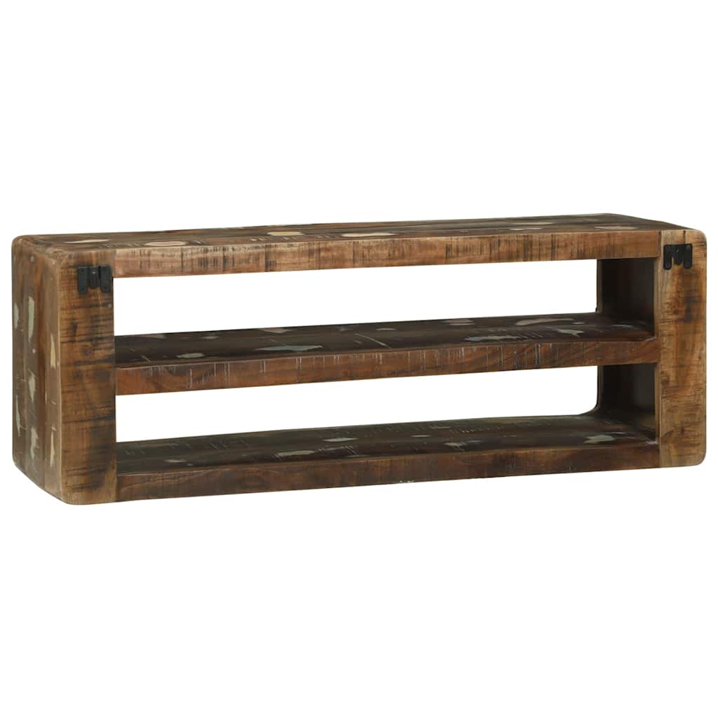 TV Skab Flerfarvet 100 x 32 x 36 cm Massivt genbrugstræ