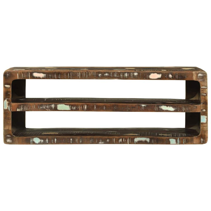 TV Skab Flerfarvet 100 x 32 x 36 cm Massivt genbrugstræ