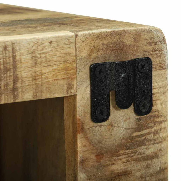 TV Enhed 2 pcs Brun 36 x 30 x 36 cm Massivt ru mangotræ