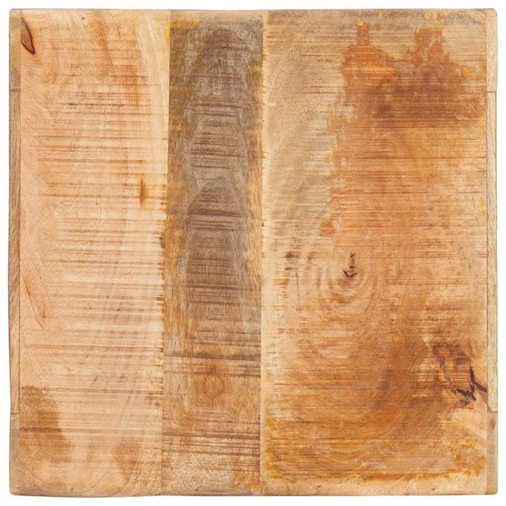 Slutborde med hylde Brun 40 x 40 x 49 cm Massivt mangotræ