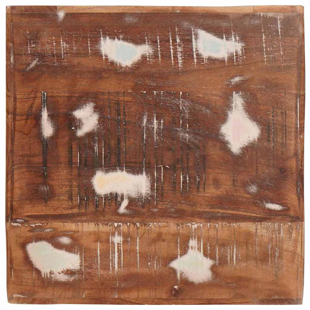 Slutborde Flerfarvet 40 x 40 x 49 cm Massivt genanvendt træ