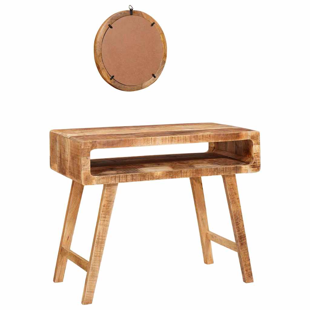 Klædeskab med hylde Brun 90 x 76 x 45 cm Massivt mangotræ