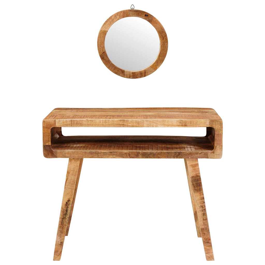 Klædeskab med hylde Brun 90 x 76 x 45 cm Massivt mangotræ