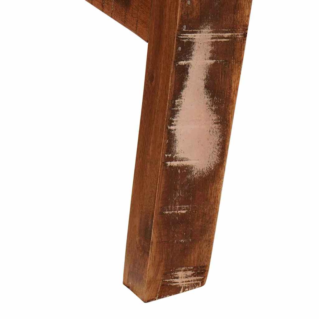 Klædeskab med hylde Brun 90 x 76 x 45 cm Solid genvundet træ