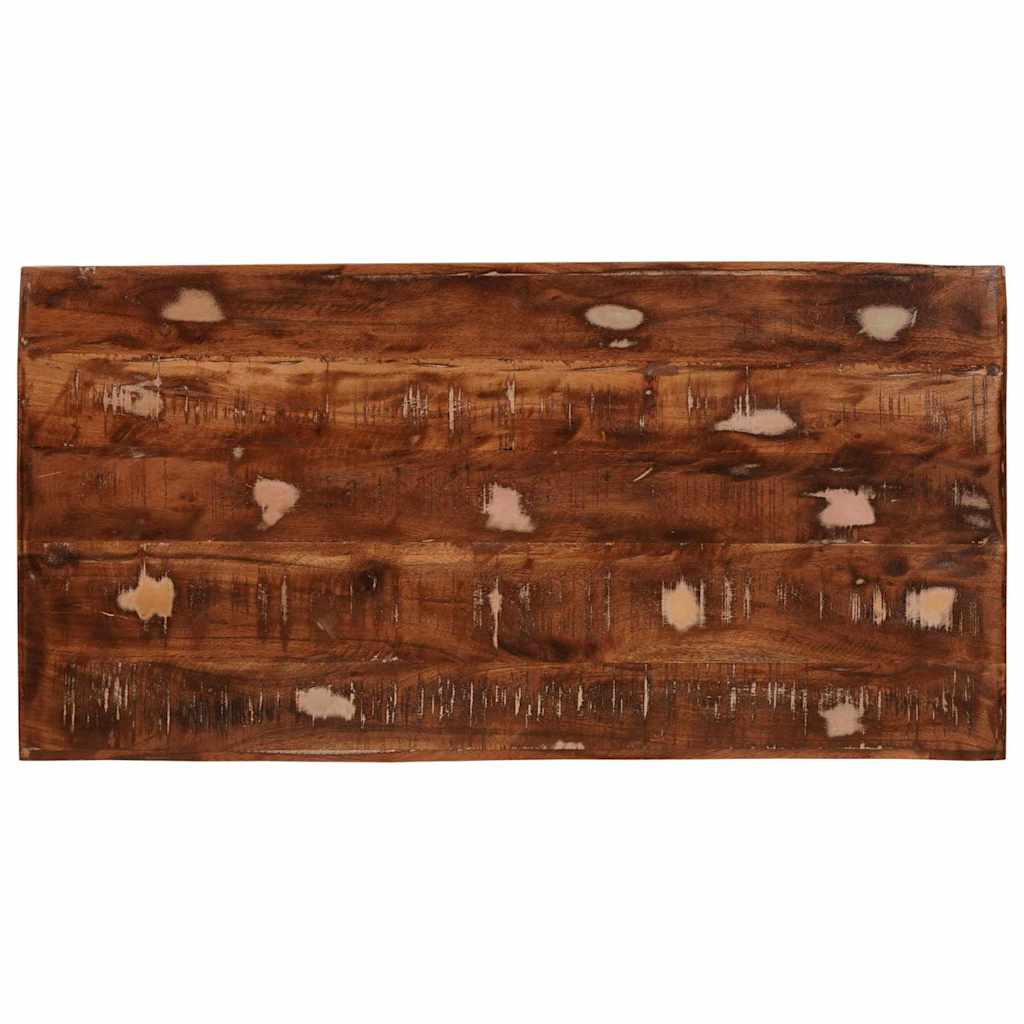Klædeskab med hylde Brun 90 x 76 x 45 cm Solid genvundet træ