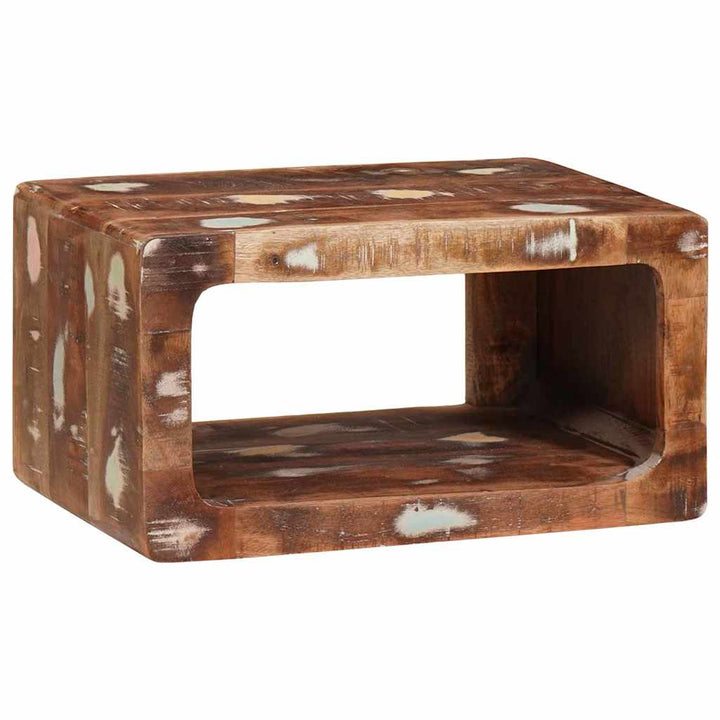 Sengeborde 45 x 30 x 24 cm Massivt genanvendt træ