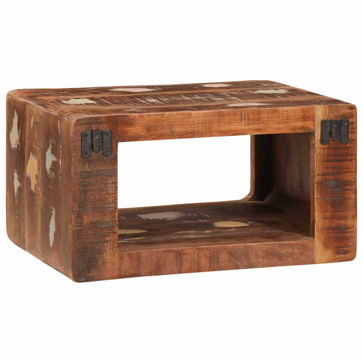 Sengeborde 45 x 30 x 24 cm Massivt genanvendt træ