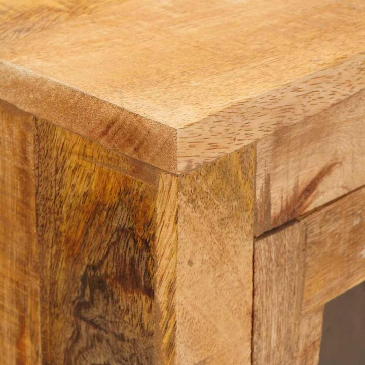 Highboard med skuffe Brun 40 x 30 x 120.5 cm Massivt mangotræ