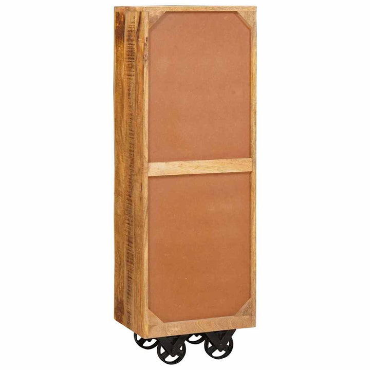 Highboard med skuffe Brun 40 x 30 x 120.5 cm Massivt mangotræ