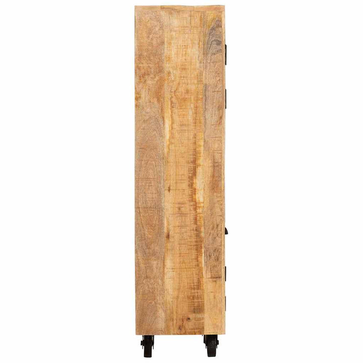 Highboard med skuffe Brun 40 x 30 x 120.5 cm Massivt mangotræ