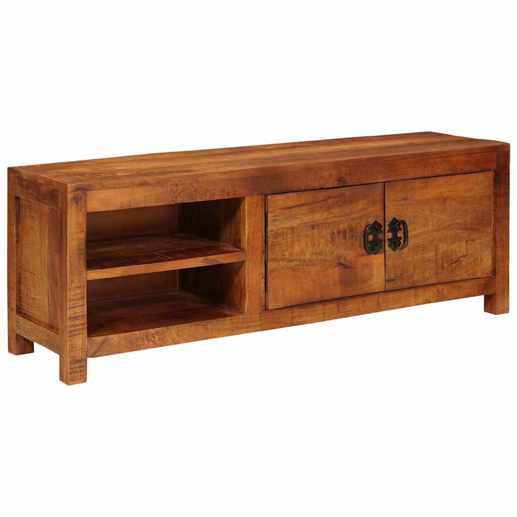 TV-skab Brun 110 x 30 x 40 cm Massivt mangotræ