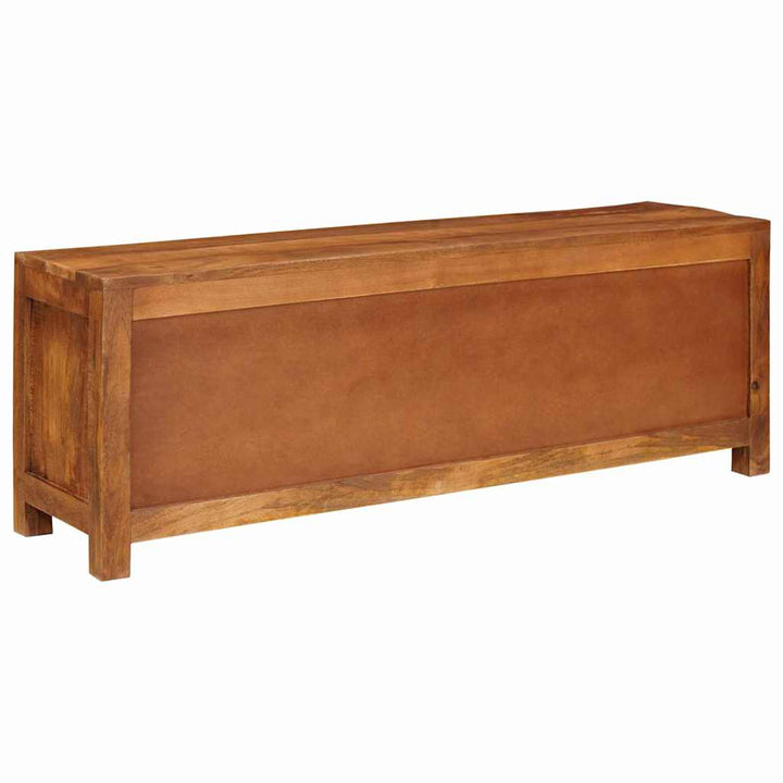 TV-skab Brun 110 x 30 x 40 cm Massivt mangotræ