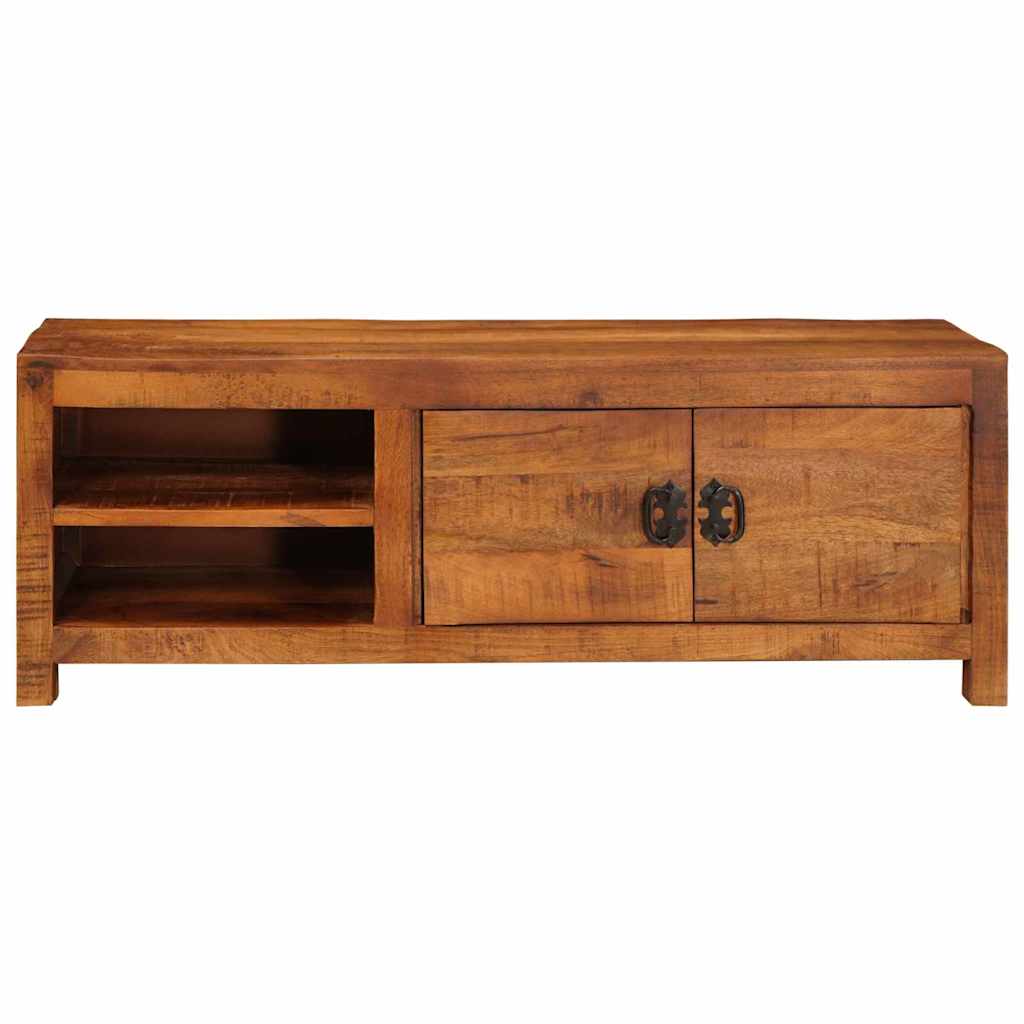 TV-skab Brun 110 x 30 x 40 cm Massivt mangotræ