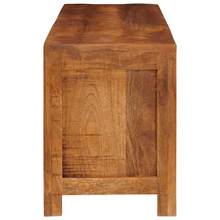 TV-skab Brun 110 x 30 x 40 cm Massivt mangotræ
