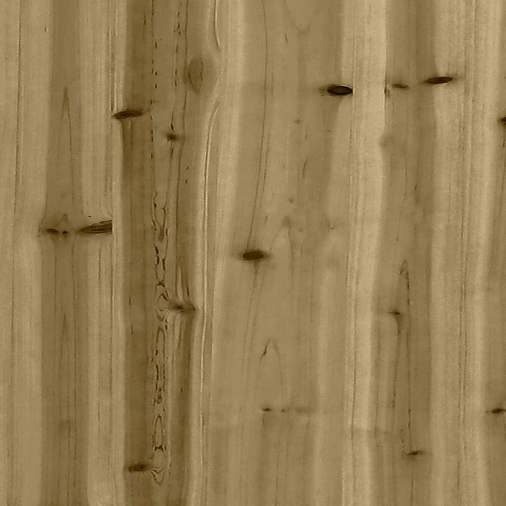 havestole 2 stk. 60x52,5x72 cm imprægneret fyrretræ