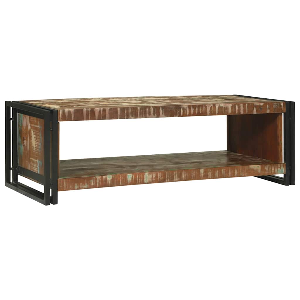 Sofabord Brun 120 x 50 x 38 cm Massivt genanvendt træ