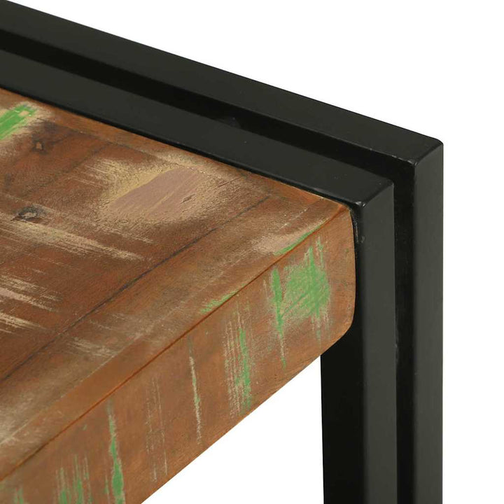 Sofabord Flerfarvet 120 x 50 x 38 cm Massivt genanvendt træ