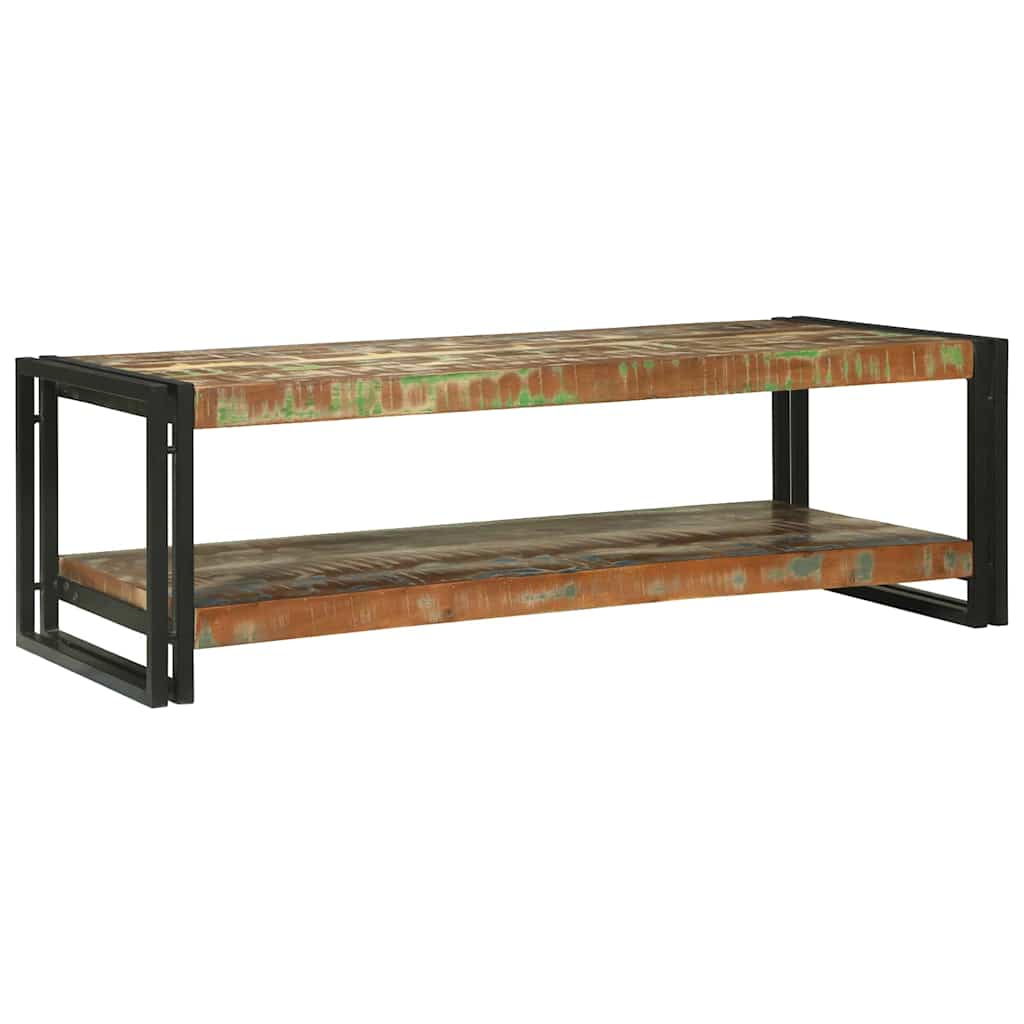 Sofabord Flerfarvet 120 x 50 x 38 cm Massivt genanvendt træ