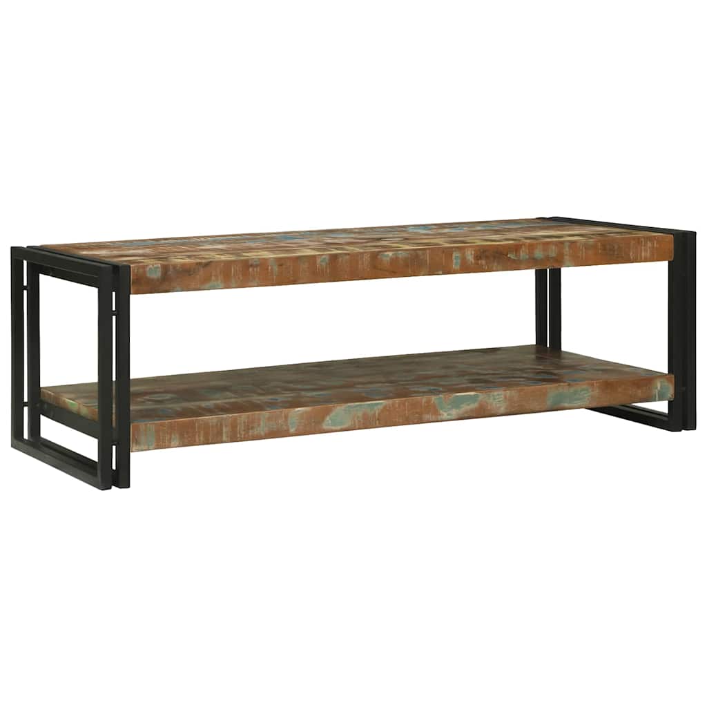 Sofabord Flerfarvet 120 x 50 x 38 cm Massivt genanvendt træ