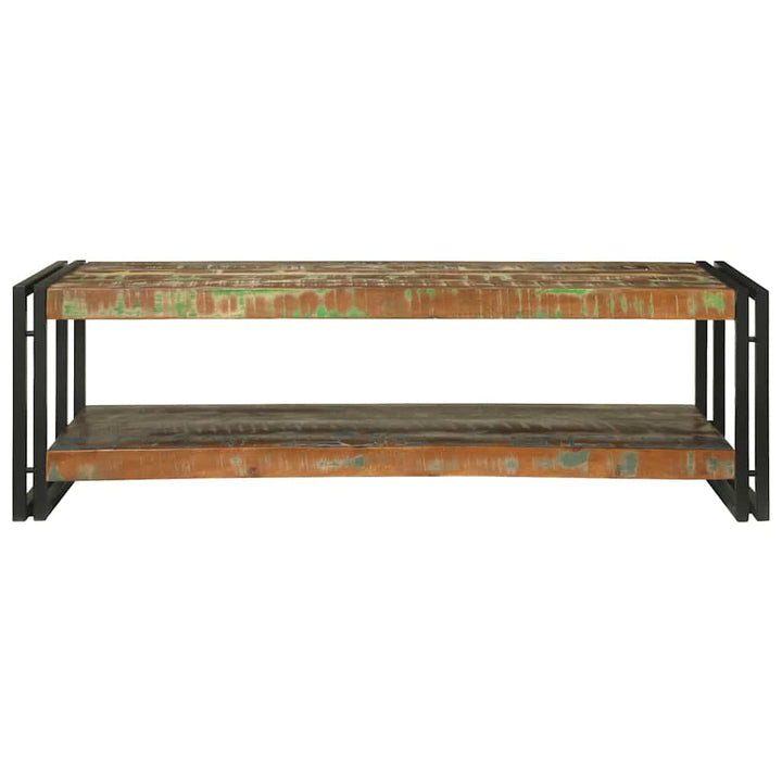 Sofabord Flerfarvet 120 x 50 x 38 cm Massivt genanvendt træ