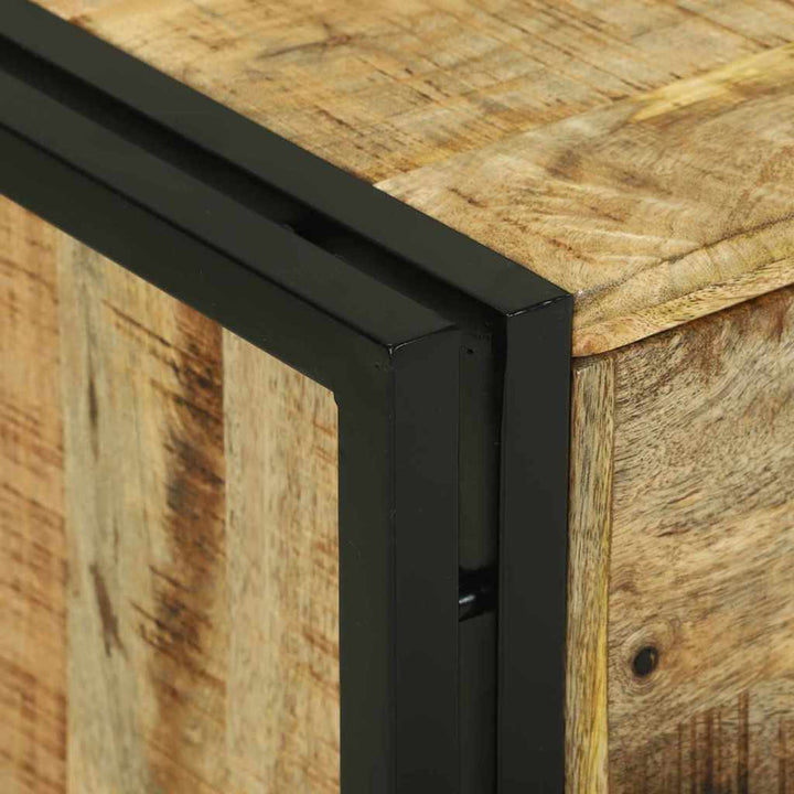 Sofabord med skuffe Brun 90 x 50 x 38 cm Massivt ru mangotræ