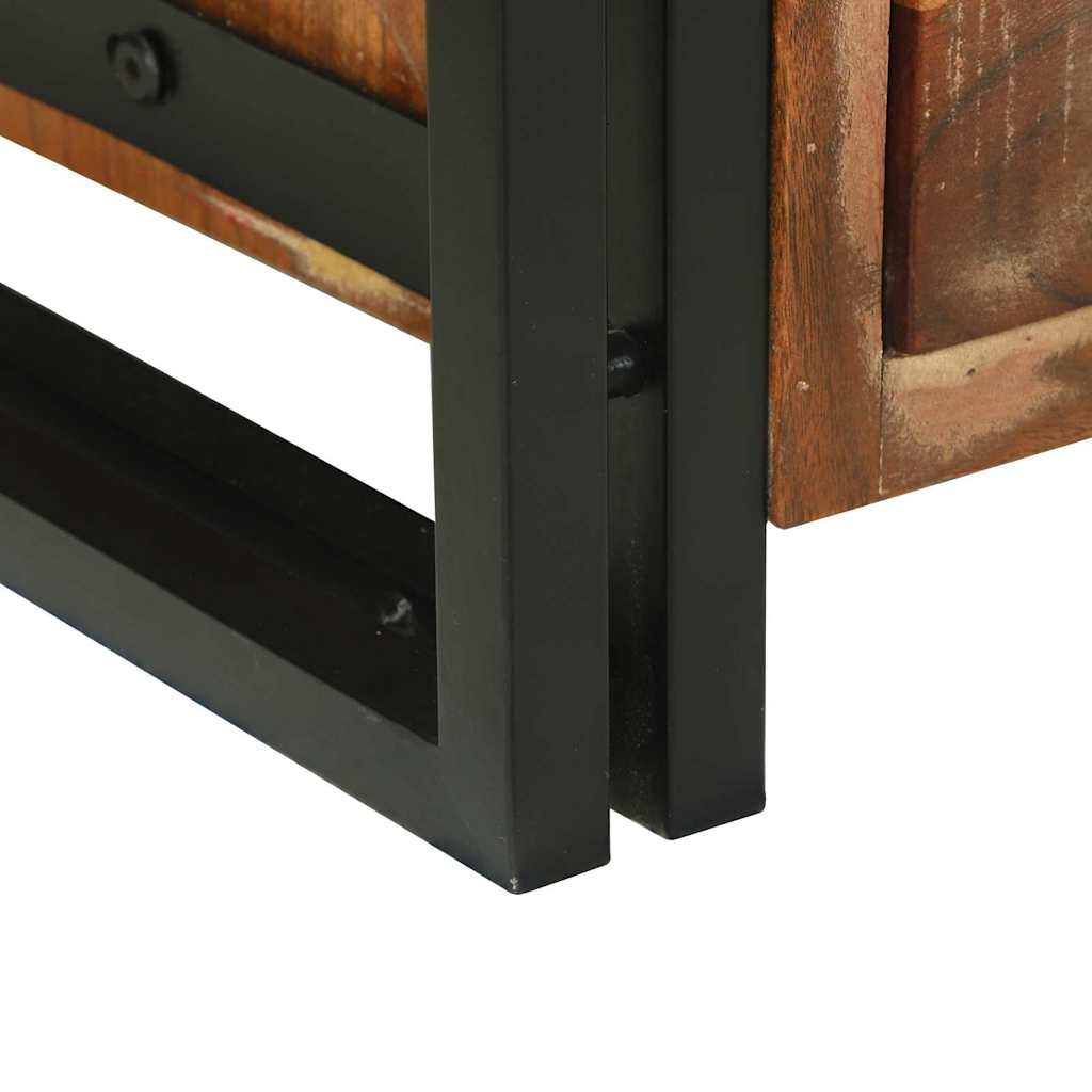 Sofabord med skuffe Brun 90 x 50 x 38 cm Massivt genanvendt træ