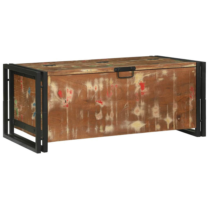 Sofabord med skuffe Brun 90 x 50 x 38 cm Massivt genanvendt træ
