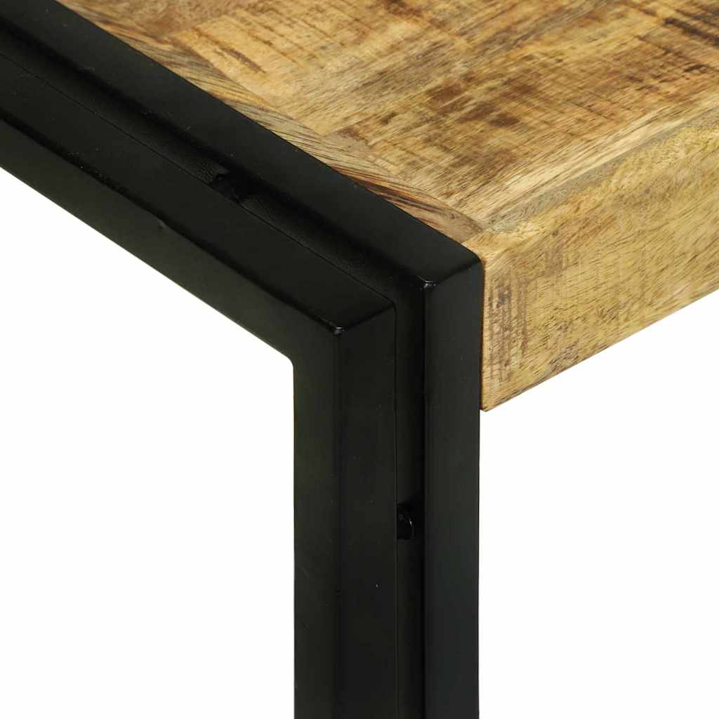 Nesting Bord 3 pcs Brun og sort Massivt ru mangotræ