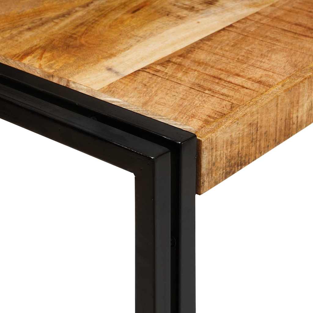 Nesting Bord 3 pcs Brun og sort Solid ru mango træ og metal