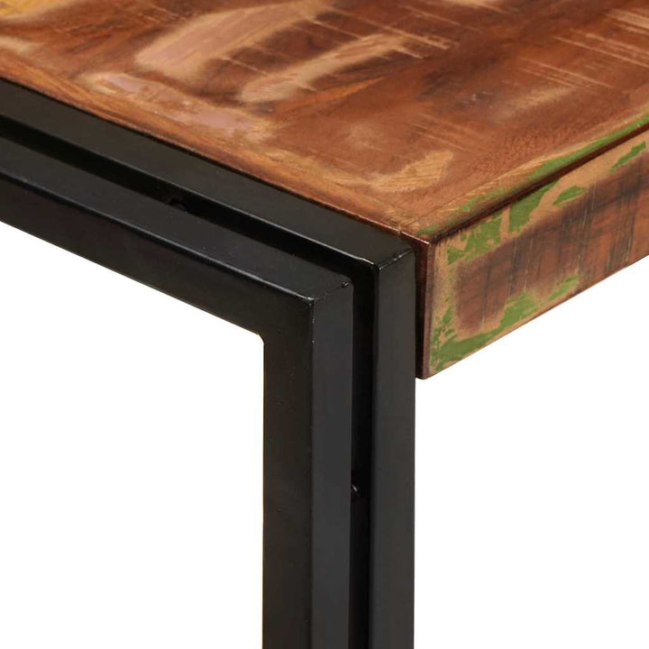 Nesting Bord 3 pcs Brun og sort Massivt genanvendt træ