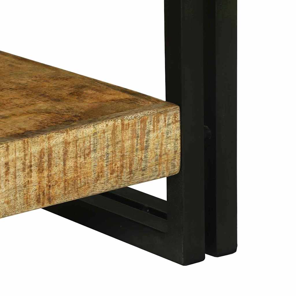 Konsolbord Brun 120 x 33 x 75 cm Massivt ru mangotræ