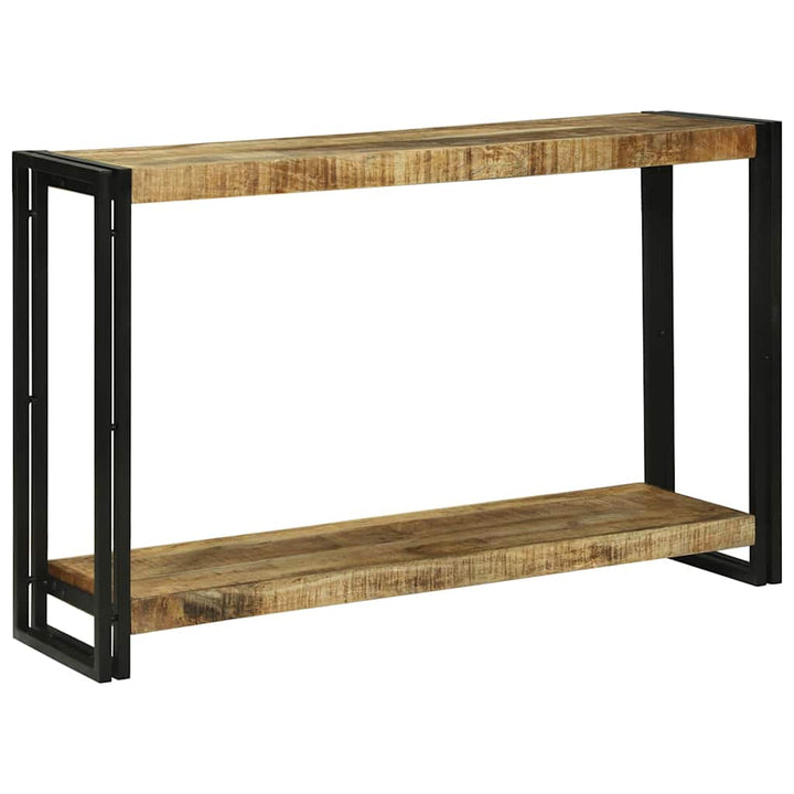Konsolbord Brun 120 x 33 x 75 cm Massivt ru mangotræ