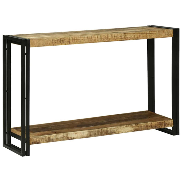 Konsolbord Brun 120 x 33 x 75 cm Massivt ru mangotræ