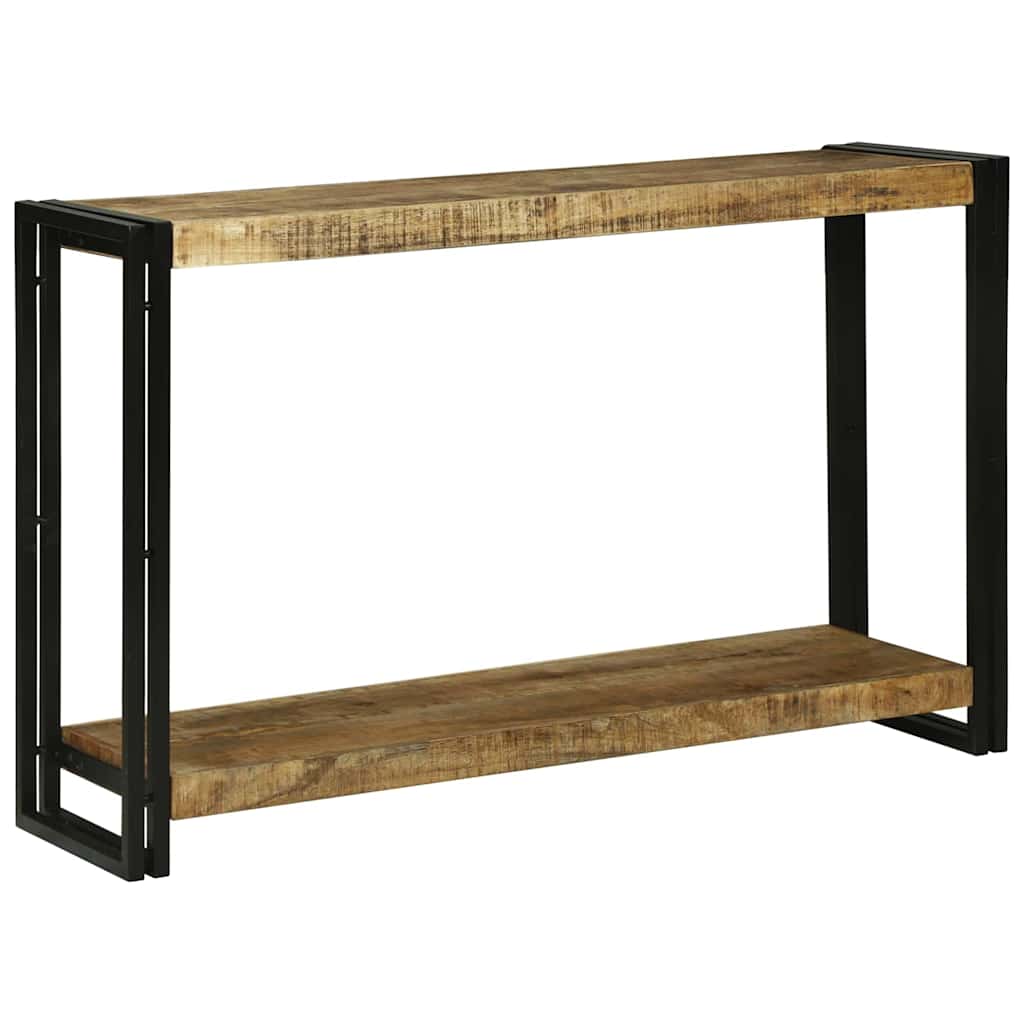 Konsolbord Brun 120 x 33 x 75 cm Massivt ru mangotræ
