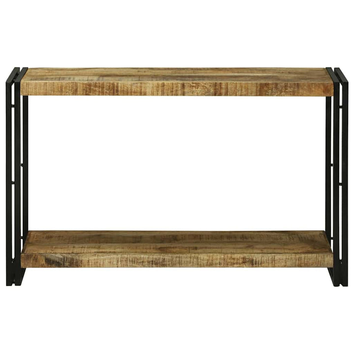 Konsolbord Brun 120 x 33 x 75 cm Massivt ru mangotræ
