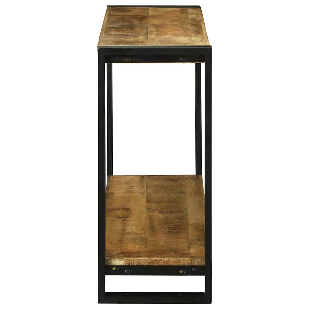 Konsolbord Brun 120 x 33 x 75 cm Massivt ru mangotræ