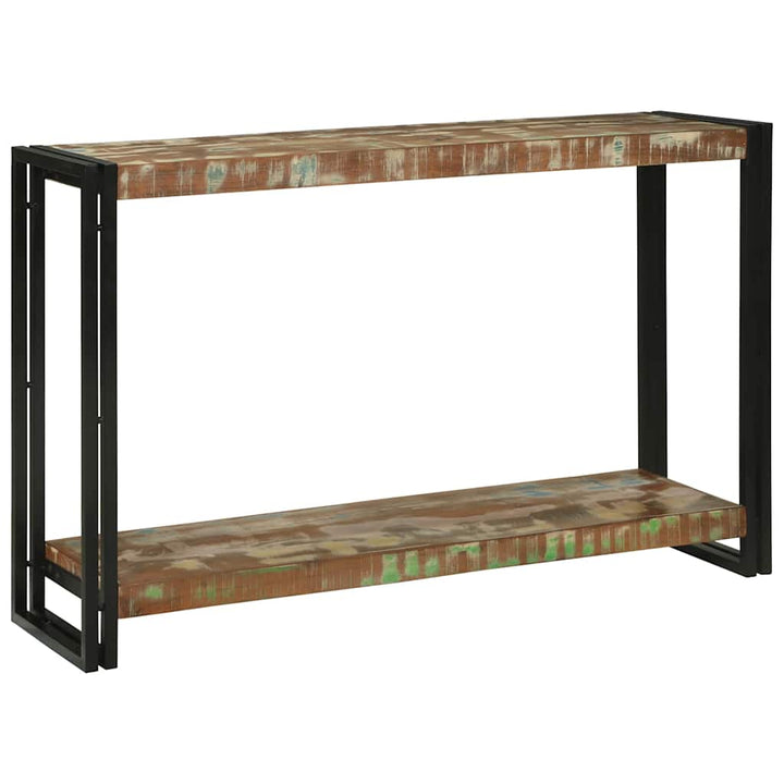Konsolbord Flerfarvet 120 x 33 x 75 cm Massivt genanvendt træ