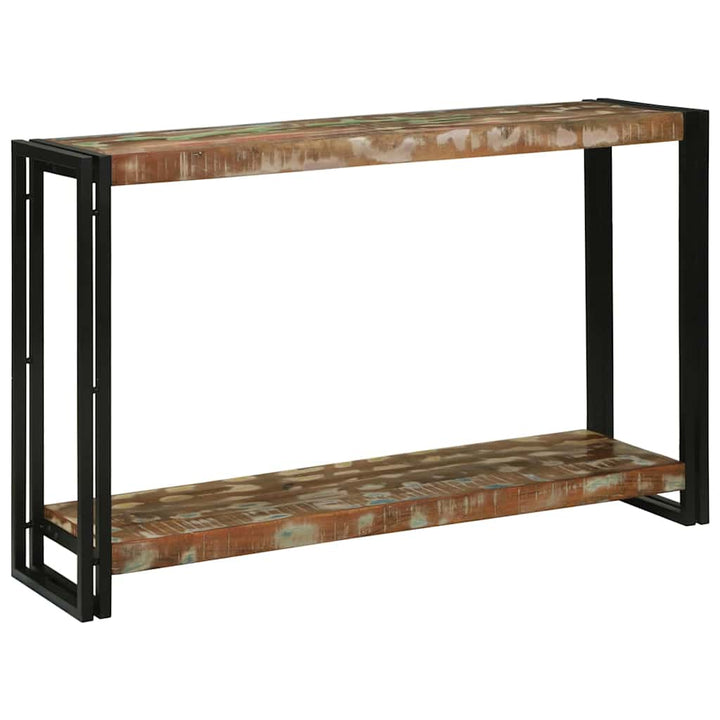 Konsolbord Flerfarvet 120 x 33 x 75 cm Massivt genanvendt træ