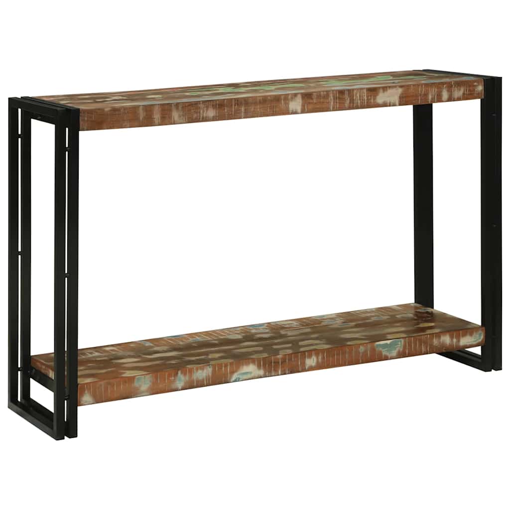 Konsolbord Flerfarvet 120 x 33 x 75 cm Massivt genanvendt træ
