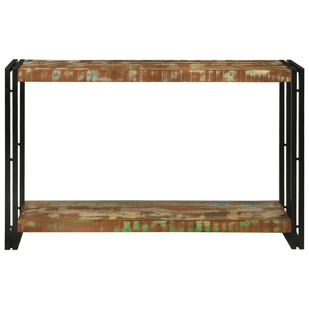 Konsolbord Flerfarvet 120 x 33 x 75 cm Massivt genanvendt træ