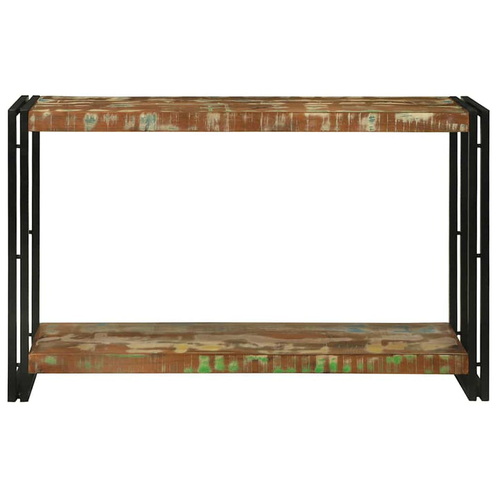 Konsolbord Flerfarvet 120 x 33 x 75 cm Massivt genanvendt træ